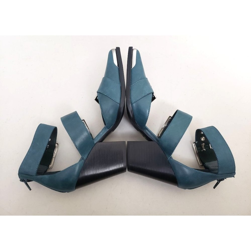Free People X Jeffrey Campbell Hendrix Heels Dusty Blue Size 7 - Picture 4 of 5
